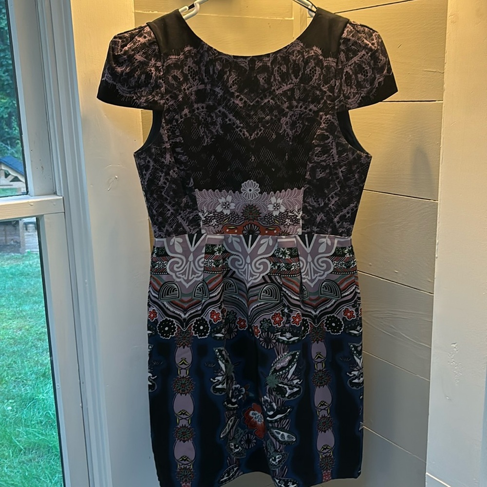Tibi square shoulder dress